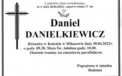Ostatnie pożegnanie druha Daniela Danielkiewicz