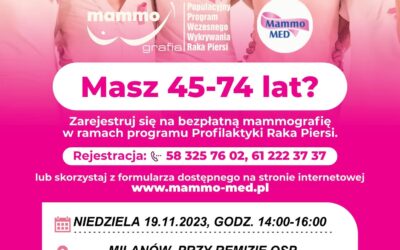 19.11.2023 r. Bezpłatna mammografia